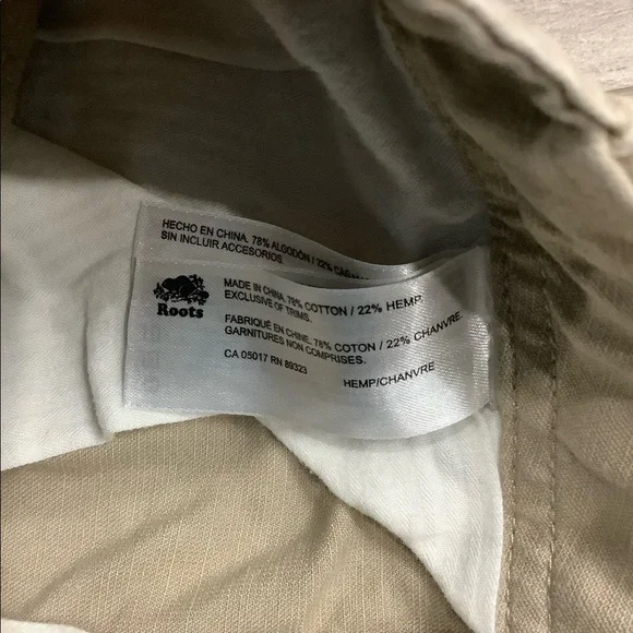 Men's Roots 30 Small Shorts Chino Khakis Khaki Darwstring Disc Golf Skater NWOT - Picture 8 of 8